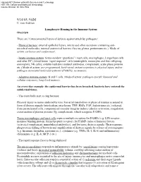 Lymphocyte Homing in the Immune System Overview