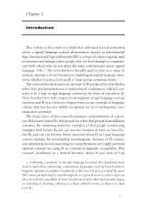 A Sociolinguistic Study