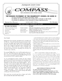 COA Compass January 2014 Newsletter