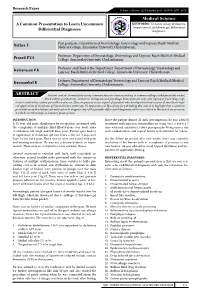 Medical Science ABSTRACT