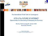 ICTS & the FUTURE of INTERNET