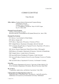 My Full Vita in Pdf Format