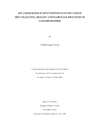 The Collecting, Dealing and Patronage Practices of Gaspare Roomer
