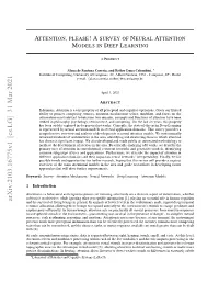 Attention, Please! a Survey of Neural Attention Models in Deep Learning