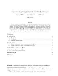 Communication Complexity with Defective Randomness