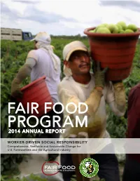 Fair Food Program (FFP)