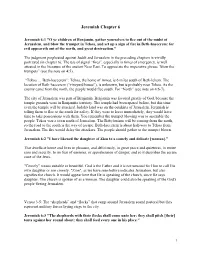 Jeremiah Chapter 6