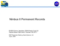 Nimbus II Permanent Records