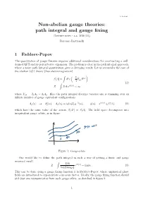 Path Integral and Gauge Fixing