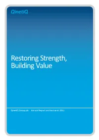 Restoring Strength, Building Value