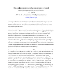 Classification of Interstellar Radio Messages