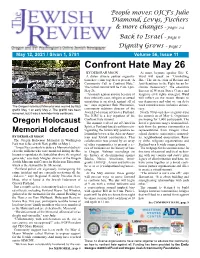 Confront Hate May 26 by DEBORAH MOON at Noon, Keynote Speaker Eric K