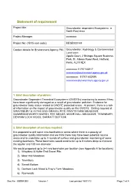 Statement of Requirements (SOR