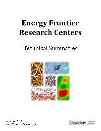 Technical Summaries with Index
