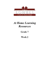 Week 2 Packet