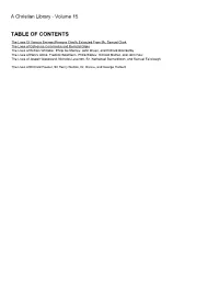 A Christian Library - Volume 15