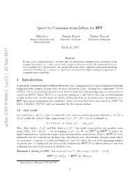 Query-To-Communication Lifting for BPP