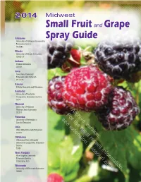 2014 Midwest Small Fruit and Grape Spray Guide Contents Foreword