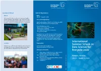 International Summer School on Data Science for Everyone 2020