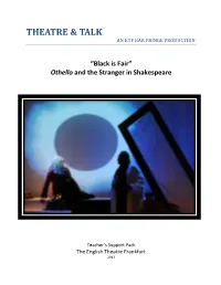 Othello and the Stranger in Shakespeare
