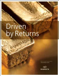 2012 Annual Report for Additional Information on Barrick’S Reserves and Resources