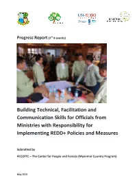 Building Technical, Facilitation and Communication Skills for Officials from Ministries with Responsibility For