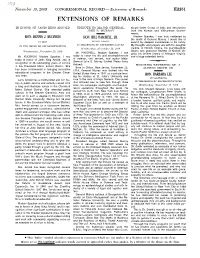 Extensions of Remarks E2251 EXTENSIONS of REMARKS