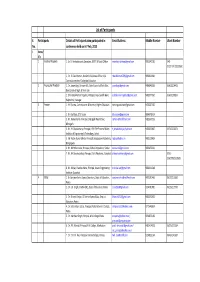 Final Participants List