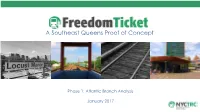 Freedom Ticket: Atlantic Branch Analysis
