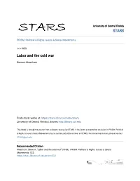 Labor and the Cold War