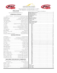 Meadowlands Pace Media Guide 2021.Indd