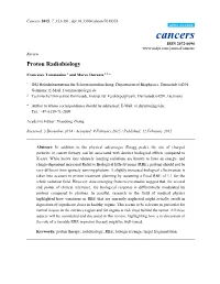 Proton Radiobiology