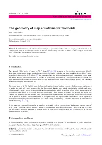 The Geometry of Map Equations for Trochoids