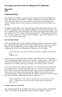 The Virgin and the Priest: the Making of the Messiah
