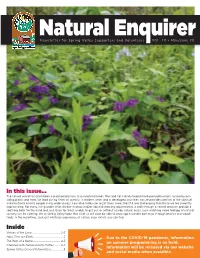 Inside in This Issue