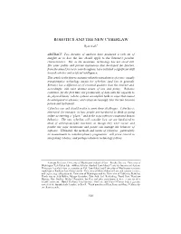 Robotics and the New Cyberlaw
