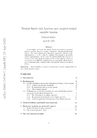 Twisted Ruelle Zeta Function and Complex-Valued Analytic Torsion