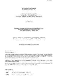 Acknowledgements Abbreviations