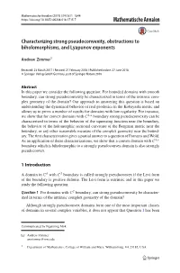 Characterizing Strong Pseudoconvexity, Obstructions to Biholomorphisms, and Lyapunov Exponents