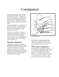 Constipation