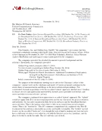 Filings in the Above-Referenced Proceedings