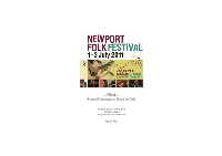 – FINAL – Festival Performances Directory 2011
