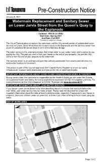 Pre-Construction Notice