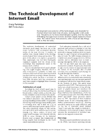The Technical Development of Internet Email