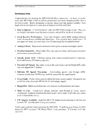 1 INTRODUCTION Congratulations on Choosing the MFJ-9440 40-Meter