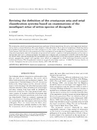 Revising the Definition of the Crustacean Seta and Setal