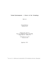 Virtual Environments: a Survey of the Technology