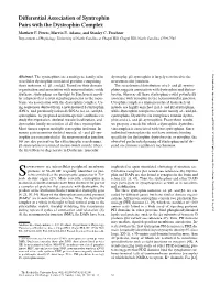 Differential Association of Syntrophin Pairs with the Dystrophin Complex Matthew F
