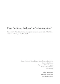 From 'Not in My Backyard' to 'Not on My Planet'