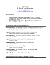 John Van Houten Email: Thndrlips@Aol.Com